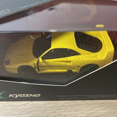 NEW Rare Kyosho AUTO SCALE dnano Body Ferrari F40 YELLOW Type RM