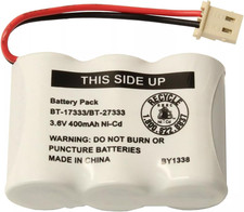 BT-17333/BT-27333 Battery Pack 3.6V 400Mah Ni-Cd for Vtech Cordless Phone BY1338