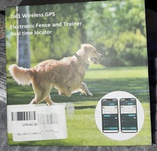 E-Fence 3 in 1 Wireless GPS Electronic Dog Fence And Trainer And Tracking Collar