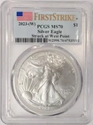 2023 American Silver Eagle - PCGS MS70 First Strike - A857