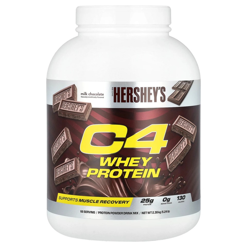 C4® Whey Protein, Hershey's Milk Chocolate, 5.24 lb (2.38 kg)