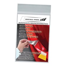 Clear Paint Protection Film-Medium Sized, Universal, Rear Bumper Protector