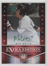 2012 Elite Extra Edition Prospects Green Ink Signatures 9/10 Max White Auto 1x9