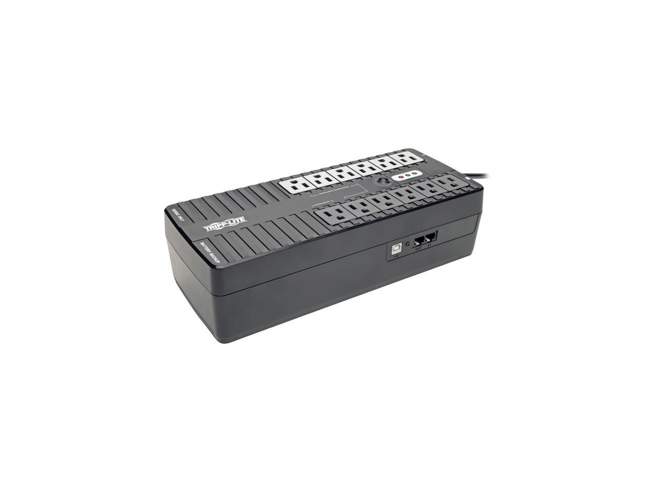 Tripp Lite 750 VA UPS Battery Backup, 450 Watts Eco Green, U
