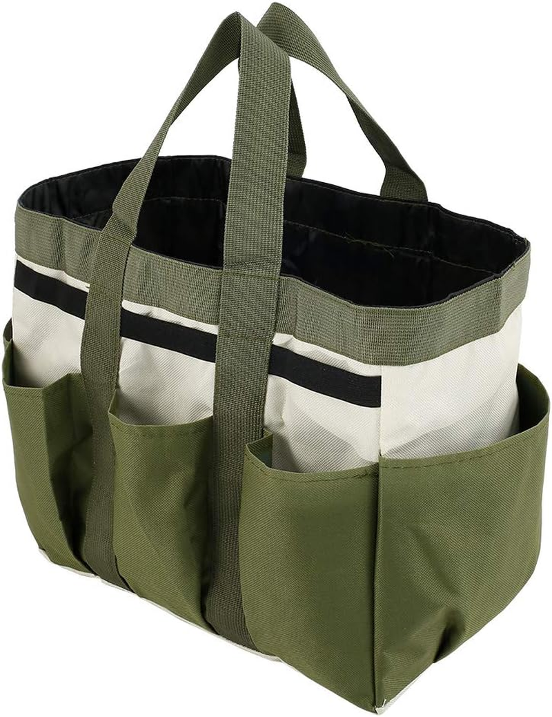 Garden Tool Bag Organizer, Garden Tote Storage Bag with 8 Pocket, Home Tools Org