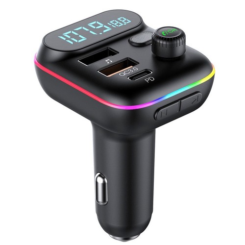 Schlankes Design drahtloser FM-Transmitter für verbessertes Auto-Musikerlebnis - Bild 8 von 12