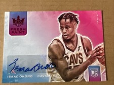 2020-21 Panini Court Kings Isaac Okoro Fresh Paint RC Auto Jersey #’d 35 /99
