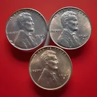 1949 P D S Lincoln Wheat Cents (3) Actual Rd BU Coins FAST Shipping 1296