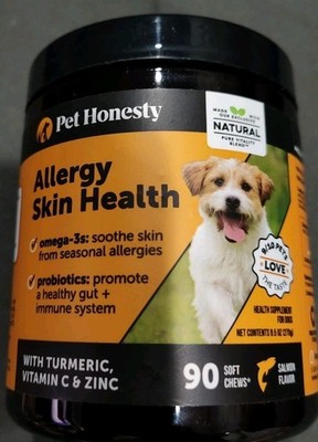  Pethonesty Allergy Skin health Fish Oil for Dogs Exp 03/2027 -Free Shipping  