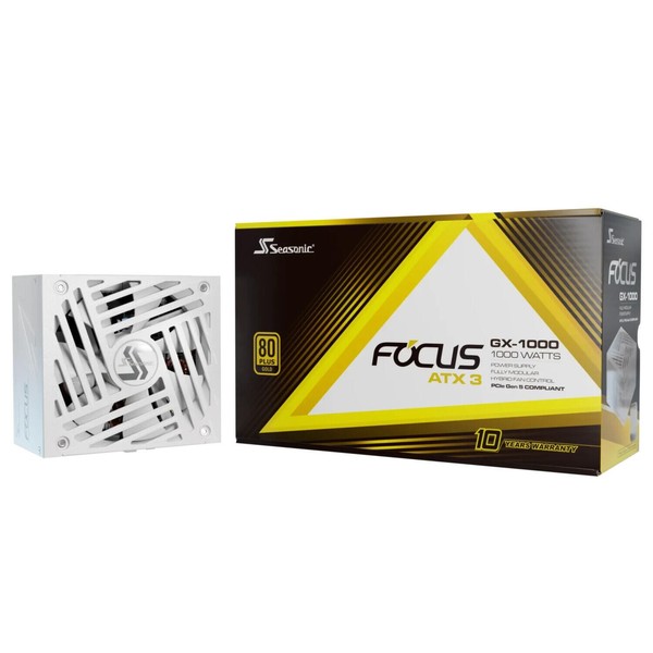 Seasonic Netzteil Focus Gx 1000 Atx 3.1 Full-Modular 1000W 80+ Gold Weiß-image