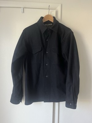 Filson 100% Wool Navy Jac Shirt XS - Made In The USA