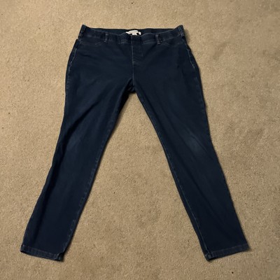 Amazon Essentials Blue Denim Look Pants Women s XL