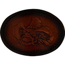 1" Western Cowboy Cowgirl Rodeo Rancher Farm Outlaw Rebel Funny Vtg Belt Buckle