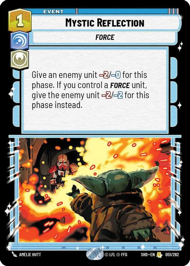 Star Wars Unlimited Mystic Reflection (51/590) Shadows of the Galaxy NM