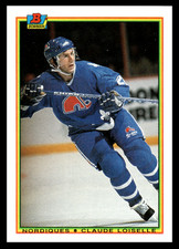 1990-91 Bowman Claude Loiselle #175 Quebec Nordiques Rookie NHL Hockey Base Set 