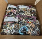 19lbs+ Lot of Vintage to Now WEARABLE Mixed Costume Jewelry Box Bulk Resale #2!