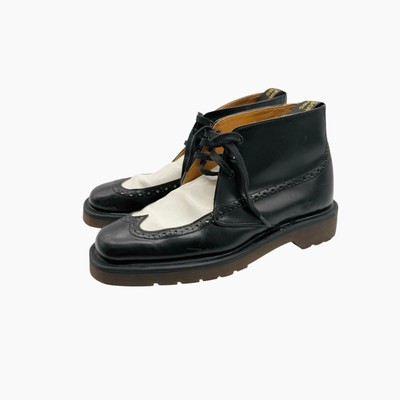Vintage Dr. Martens Made England Black White Oxford Boots  display picture 1