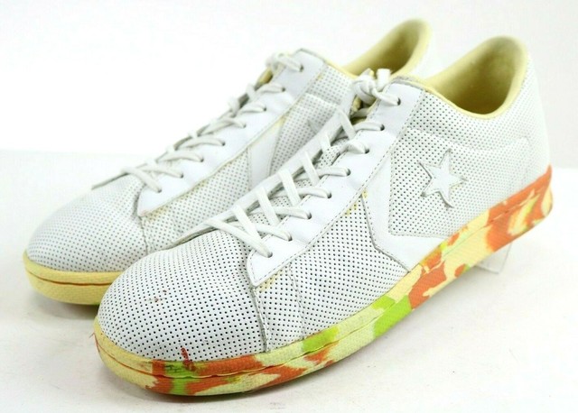 white converse blue sole