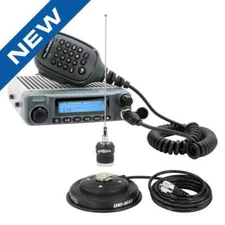 Rugged Radios G1 Waterproof GMRS High Powered IP67 Mobile Radio with Antenna