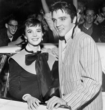 8x10 Print Elvis Presley Pictured with Natalie Wood Candid 1955 #NAEL