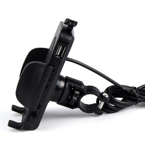 2.1A USB Charging Stand Mobile Phone Holder for Electric Car Motorcycle Scooter - Picture 7 of 7