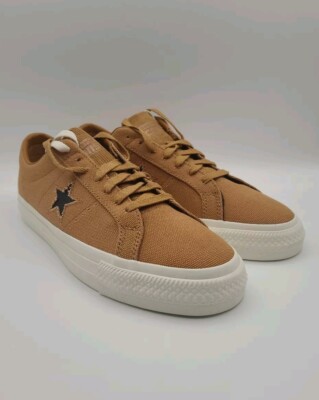 Converse Cons One Star Pro Ox Men's Size 11.5 Raw Sugar Egret Skate Shoe A06805C