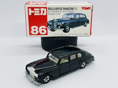 Tomica Tomy 86-2-3 Rolls Royce Phantom VI - Black - Made In China
