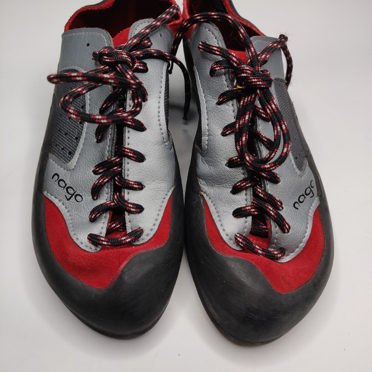 La Sportiva Nago Men\'s and Women’s Red and Gray Lace-Up Climbing Shoes La Sportiva Nago Climbing Shoes UK7.5 US8.5 | Mercari main image 4