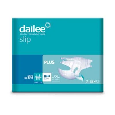 DRYLOCK Dailee Slip Plus Gr. L/XL Windelslip Inkontinenzslip 112 Stück