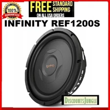 INFINITY reference REF-1200S 12" inch shallow subwoofer 1000w BASS CAR thin sub