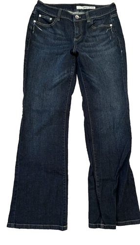 Jeans Zara Di Coupe Bootcut Femme 30x29 - Denim Foncé Vintage - Taille 9