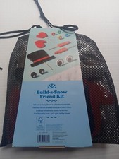 New Build-a-Snow Friend Kit 13 Wooden Pieces Reusable SunSquad