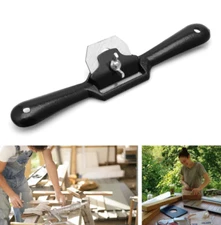 210mm Spoke Shave 2 Handed Flat Planer Tool For Woodwork 45mm Blade