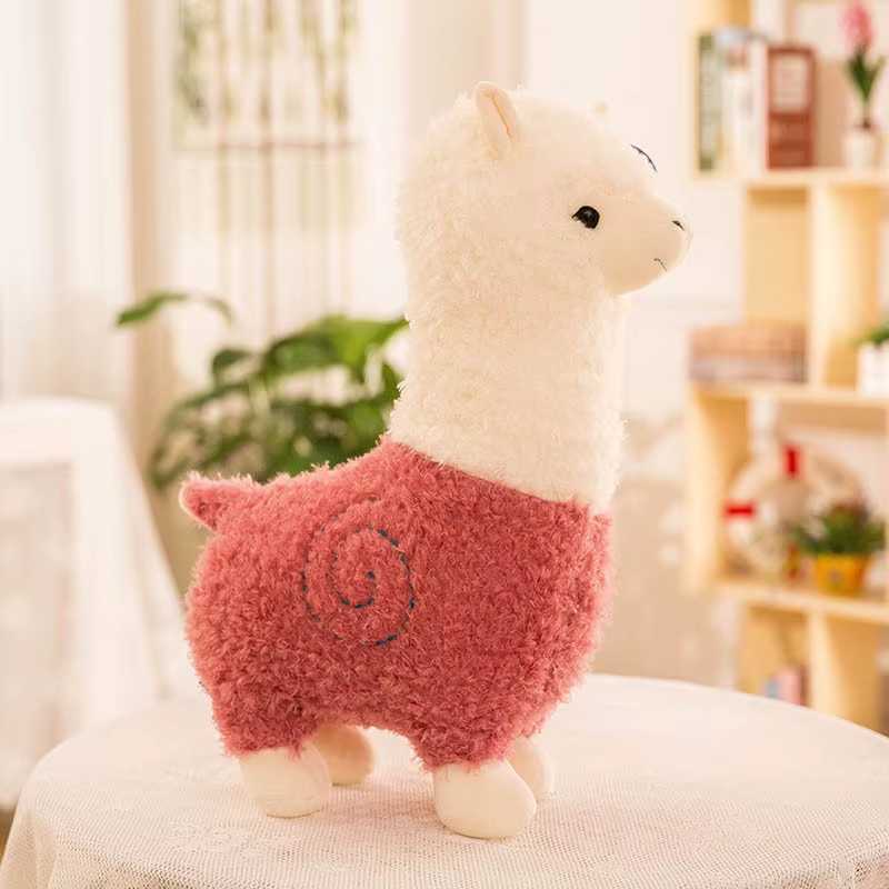 80Cm Lovely Alpaca Plush Toy Japanese Alpaca Soft Stuffed Cute Sheep Llama  Anima