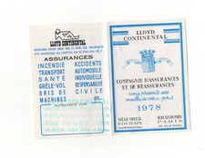 1978 Lloyd Continental 1 Pocket Calendar