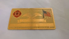 IAF AFL-CIO US Social Security Metal Card Tag NOS VTG Perma Products​