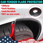 3MUniversal Car Wheel Fender Extension  Rubber Moulding Flare  Trim Protector