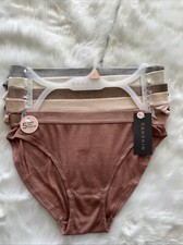 Danskin Intimates 5 Pack Super Soft Panties Underwear Solid Color Small