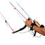 miniatura 6 - NUOVO Flexifoil 4,9m² Blade 2022 Sport Traction Power Kite con linee e maniglie