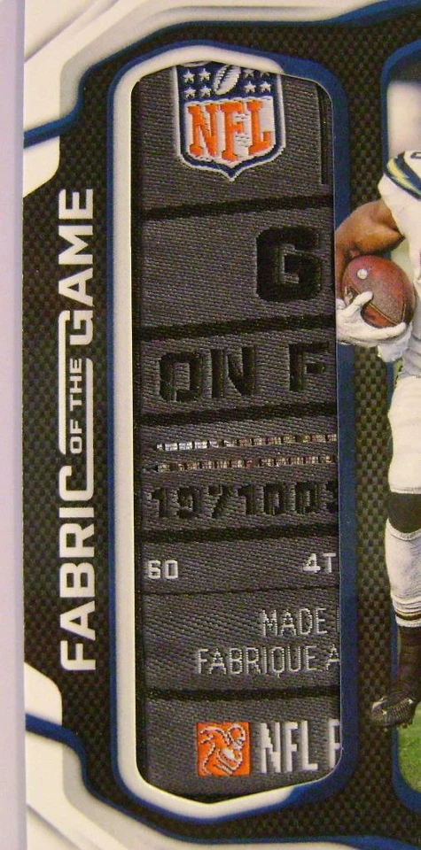 MELVIN GORDON III 1/1 1 OF 1 FABRIC OF THE GAME PANINI CERTIFIED FOOTBALL 2019 - Image 3 of 4