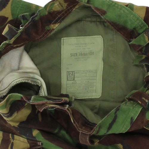 Vintage Mens Green Camo Army Cargo Pants | Combat Military Trousers VTG - Picture 3 of 3