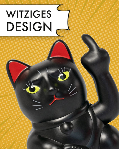 ANGRY CAT - Winkekatze Lucky CAT - Lustige Winkende Katze - Japanische Winkkatze - Bild 6 von 12