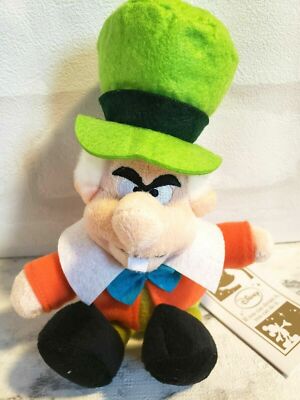 Disney Store Japan Alice in Wonderland The Mad Hatter Plush Doll