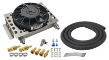 Derale 15950 Fluid Cooler and Fan, 12.75 x 9.375 x 4.313 in, Plate and Fin Type
