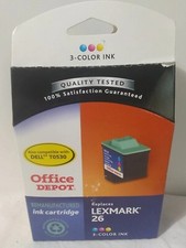 Lexmark 26 3 Color Ink Cartridge See Photos for Compatibility