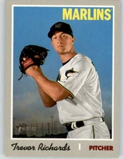 (10) 2019 Topps Heritage High Number TREVOR RICHARDS 10-Card Lot Marlins #612