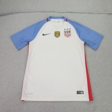 USA Soccer Team 2016 Nike Jersey Shirt S 724643-100 USMNT United States America
