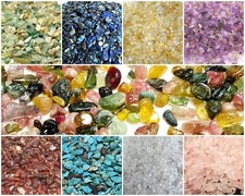 500stk Trommelstein Natur Perlen Klein Edelstein 2mm ~ 8mm Ohne Fädelloch Chips