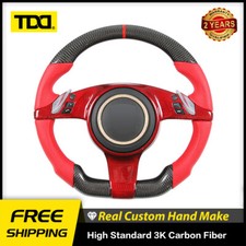 Tdd Real Carbon Fiber Steering Wheel For Porsche Cayenne Panamera911 997 991