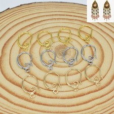10/30Pcs Earring Hooks Earwire French Earring Findings for DIY Jewelry Making